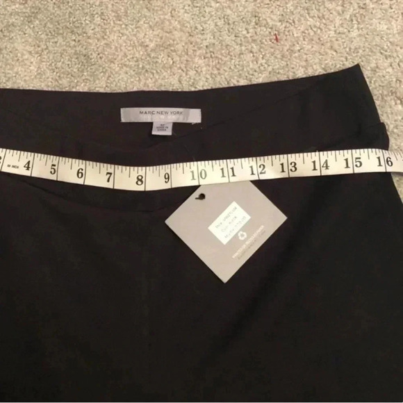 Marc by Marc Jacobs pants black faux suede leather stretch nwt size medium - Picture 5 of 7